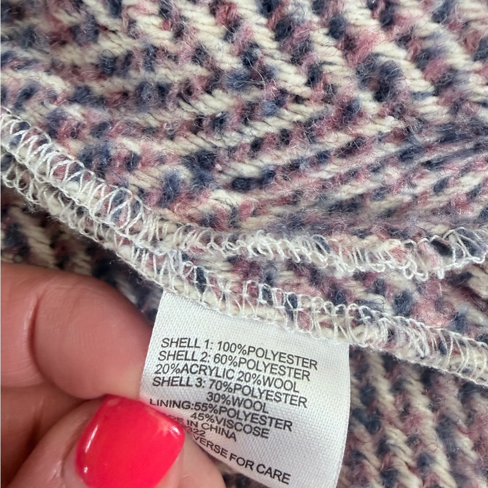 Central Park West Oversized Patchwork Print Pink … - image 8